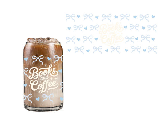 Books & Coffee (Blue)
